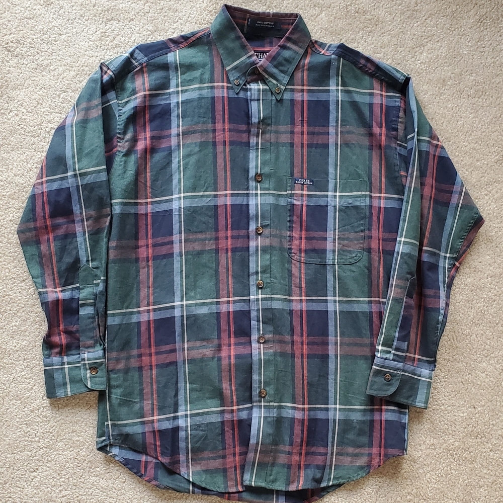 Chaps Long Sleeve Button-down Size M